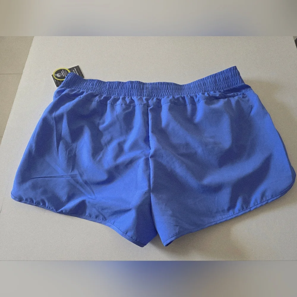 Athletic Works Solid Core Run Short Plus Blue Women's Size XXXL